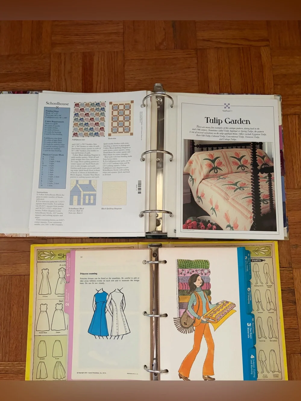 Craft Books, Books, Set of 2 Sewing and Quilt Patterns Guides, Like New